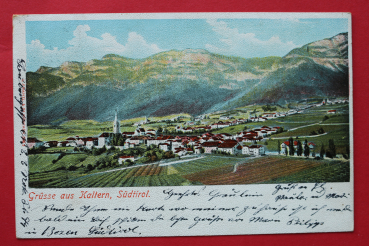 Postcard PC Kaltern / 1904